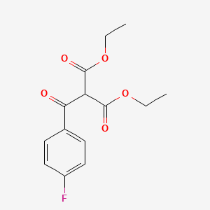 Diethyl (4-fluorobenzoyl)malonate chemical structure (CAS 174403-79-3)