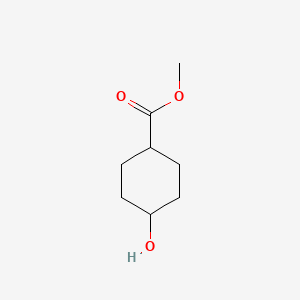 Methyl 4-hydroxycyclohexanecarboxylate chemical structure (CAS 17449-76-2)
