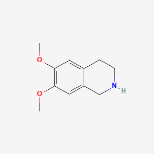 6,7-Dimethoxy-1,2,3,4-tetrahydroisoquinoline chemical structure (CAS 1745-07-9)