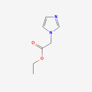 Ethyl 2-(1-Imidazolyl)acetate chemical structure (CAS 17450-34-9)