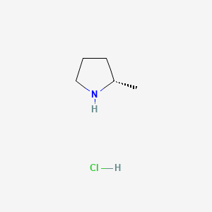 (S)-2-Methylpyrrolidine hydrochloride chemical structure (CAS 174500-74-4)