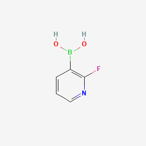 (2-Fluoropyridin-3-yl)boronic acid chemical structure (CAS 174669-73-9)