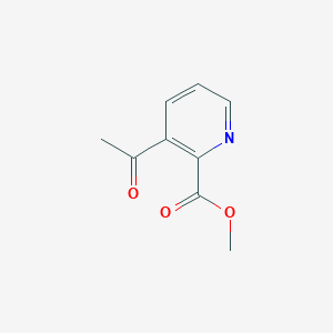 Methyl 3-acetylpicolinate chemical structure (CAS 174681-87-9)