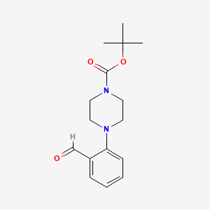 1-Boc-4-(2-Formylphenyl)piperazine chemical structure (CAS 174855-57-3)