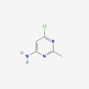 6-Chloro-2-methylpyrimidin-4-amine chemical structure (CAS 1749-68-4)