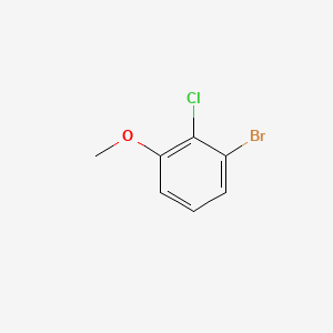 3-Bromo-2-chloroanisole chemical structure (CAS 174913-11-2)