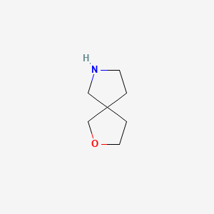 2-Oxa-7-azaspiro[4.4]nonane chemical structure (CAS 175-97-3)