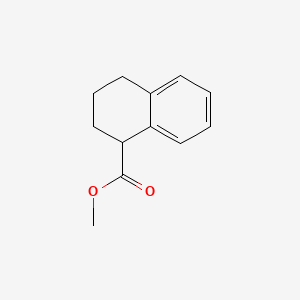 Methyl 1,2,3,4-tetrahydronaphthalene-1-carboxylate chemical structure (CAS 17502-86-2)