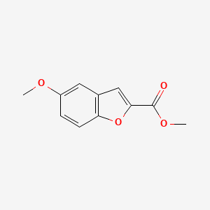 Methyl 5-methoxybenzofuran-2-carboxylate chemical structure (CAS 1751-24-2)