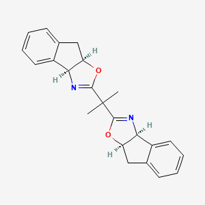 (3aS,3'aS,8aR,8'aR)-2,2'-(1-Methylethylidene)bis[3a,8a-dihydro-8H-Indeno[1,2-d]oxazole chemical structure (CAS 175166-51-5)