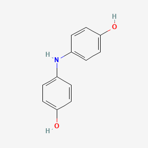 4,4'-Azanediyldiphenol chemical structure (CAS 1752-24-5)