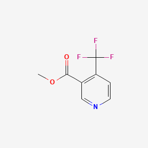 Methyl 4-(trifluoromethyl)nicotinate chemical structure (CAS 175204-82-7)