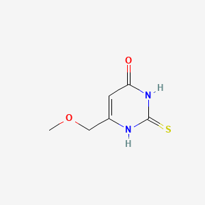 2-Mercapto-6-(methoxymethyl)pyrimidin-4-ol chemical structure (CAS 175205-07-9)