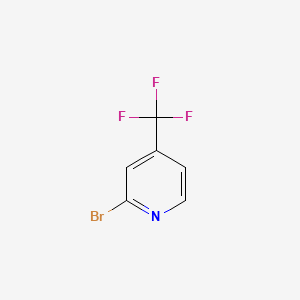 2-Bromo-4-(trifluoromethyl)pyridine chemical structure (CAS 175205-81-9)