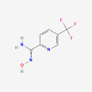N-Hydroxy-5-(trifluoromethyl)picolinimidamide chemical structure (CAS 175277-44-8)