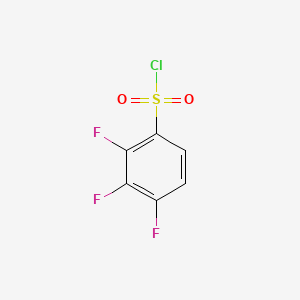2,3,4-Trifluorobenzene-1-sulfonyl chloride chemical structure (CAS 175278-08-7)