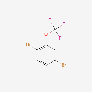 1,4-Dibromo-2-(trifluoromethoxy)benzene chemical structure (CAS 175278-13-4)
