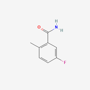 5-Fluoro-2-methylbenzamide chemical structure (CAS 175278-28-1)