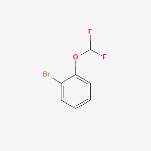 1-Bromo-2-(difluoromethoxy)benzene chemical structure (CAS 175278-33-8)