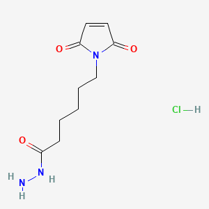 6-(2,5-Dioxo-2,5-dihydro-1H-pyrrol-1-yl)hexanehydrazide hydrochloride chemical structure (CAS 175290-73-0)