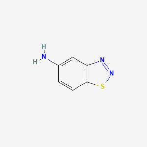 Benzo[d][1,2,3]thiadiazol-5-amine chemical structure (CAS 1753-29-3)