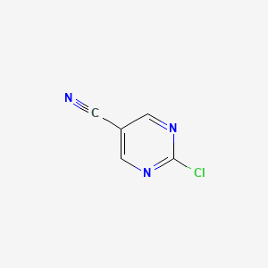 2-Chloropyrimidine-5-carbonitrile chemical structure (CAS 1753-50-0)