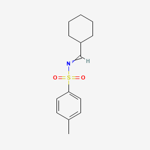 N-(Cyclohexylmethylene)-4-methylbenzenesulfonamide chemical structure (CAS 175355-34-7)