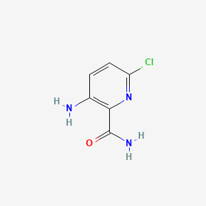 3-Amino-6-chloropicolinamide chemical structure (CAS 175358-01-7)