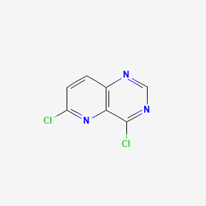 4,6-Dichloropyrido[3,2-d]pyrimidine chemical structure (CAS 175358-02-8)