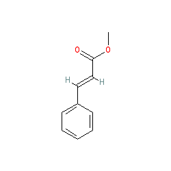 Methyl (E)-cinnamate chemical structure (CAS 1754-62-7)