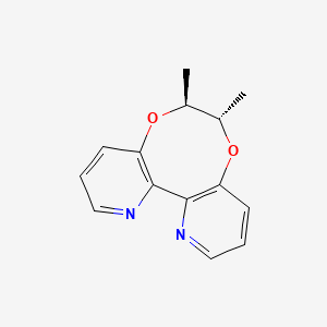 (6S,7S)-6,7-Dimethyl-6,7-dihydro-[1,4]dioxocino[6,5-b:7,8-b']dipyridine chemical structure (CAS 175411-93-5)