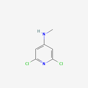 2,6-Dichloro-N-methylpyridin-4-amine chemical structure (CAS 175461-33-3)