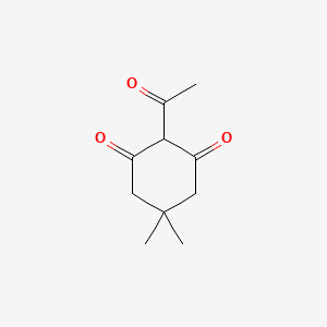 2-Acetyl-5,5-dimethylcyclohexane-1,3-dione chemical structure (CAS 1755-15-3)