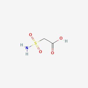 2-Sulfamoylacetic acid chemical structure (CAS 17551-00-7)