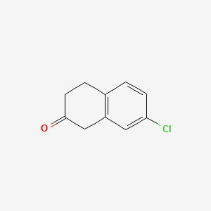 7-Chloro-2-tetralone chemical structure (CAS 17556-19-3)