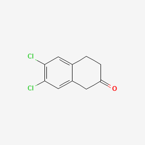 6,7-Dichloro-3,4-dihydronaphthalen-2(1H)-one chemical structure (CAS 17556-22-8)