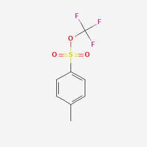 Trifluoromethyl 4-methylbenzenesulfonate chemical structure (CAS 175676-42-3)
