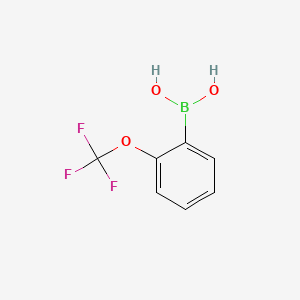 2-Trifluoromethoxyphenylboronic acid chemical structure (CAS 175676-65-0)