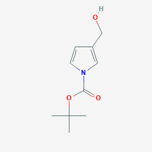 1-Boc-1H-pyrrole-3-methanol chemical structure (CAS 175689-35-7)