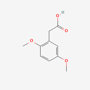 2-(2,5-Dimethoxyphenyl)acetic acid chemical structure (CAS 1758-25-4)