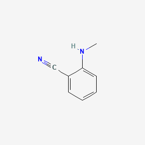 2-(Methylamino)benzonitrile chemical structure (CAS 17583-40-3)