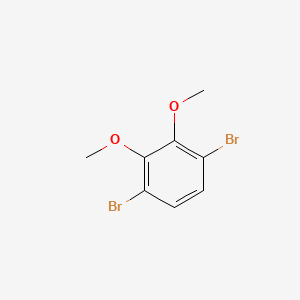 1,4-Dibromo-2,3-dimethoxybenzene chemical structure (CAS 175844-47-0)