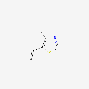 4-Methyl-5-vinylthiazole chemical structure (CAS 1759-28-0)