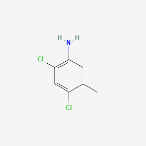 2,4-Dichloro-5-methylaniline chemical structure (CAS 17601-75-1)