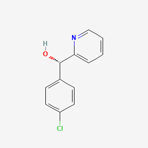 (S)-(4-Chlorophenyl)(pyridin-2-yl)methanol chemical structure (CAS 176022-47-2)