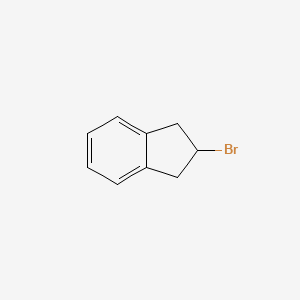 2-Bromo-2,3-dihydro-1H-indene chemical structure (CAS 17623-96-0)