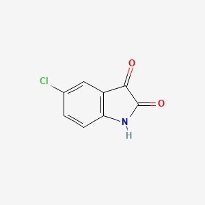 5-Chloroindoline-2,3-dione chemical structure (CAS 17630-76-1)