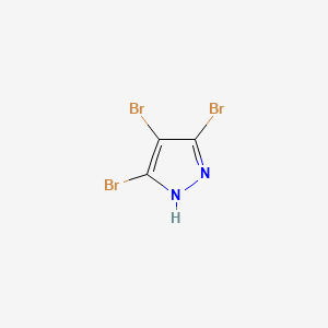 3,4,5-Tribromopyrazole chemical structure (CAS 17635-44-8)