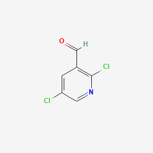 2,5-Dichloronicotinaldehyde chemical structure (CAS 176433-49-1)