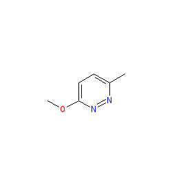 3-Methoxy-6-methylpyridazine chemical structure (CAS 17644-83-6)
